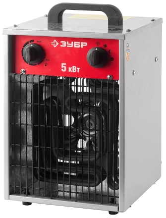 Пушка ЗУБР "ЭКСПЕРТ" тепловая, электрическая, 380В, 5 кВт ЗТПЭ-5.0-Ф купить в Ханты-Мансийске