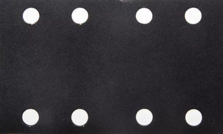 Лист шлиф. универс. URAGAN "Оптимал. для тверд. пород дерева" 8 отв. по линии, на липучке, для ПШМ, P180, 80х133мм, 10шт 907-22111-180-10 купить в Ханты-Мансийске