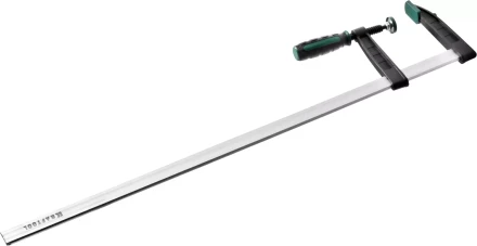 Струбцина, KRAFTOOL 32011-120-800, тип &quot;F&quot;, DIN 5117, двухкомпонентная ручка, 120х800мм 32011-120-800 купить в Ханты-Мансийске