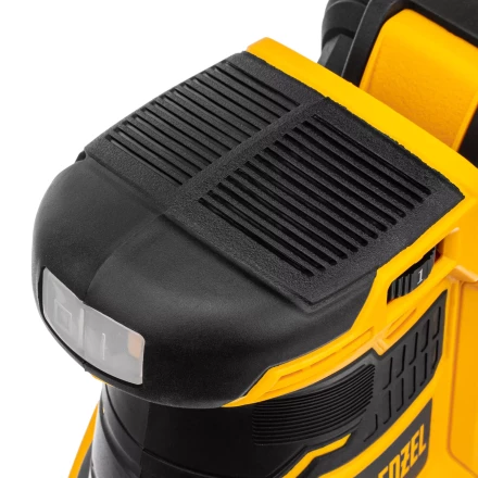 Машина шлифовальная эксцентриковая аккумуляторная Denzel 28470 COS-125, 18В Li-Ion купить в Ханты-Мансийске