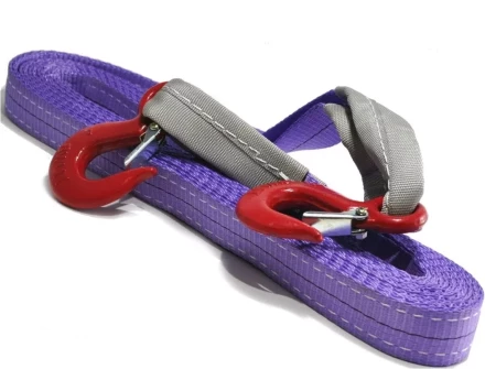 Буксир текстильный ленточный TOR БТЛ 4,5 т 5,0 м (крюк-крюк) 1011021 купить в Ханты-Мансийске