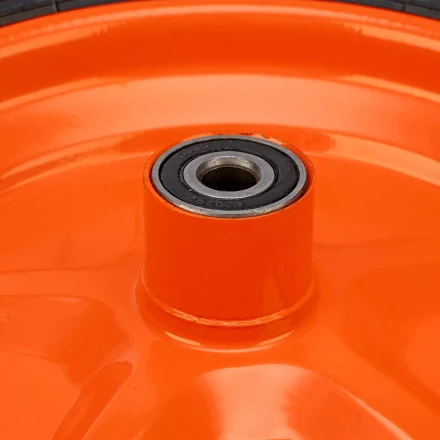 Колесо пневматическое усиленное, шина 8PR, 4.00-8 D400 мм, внутренний диаметр подшипника 12 мм, длина оси 90 мм Palisad купить в Ханты-Мансийске