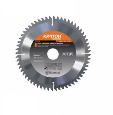 Диск пильный по дереву PROFESSIONAL 350 х 50 х 3.2 мм 80Т КРАТОН 1 06 03 039 купить в Ханты-Мансийске
