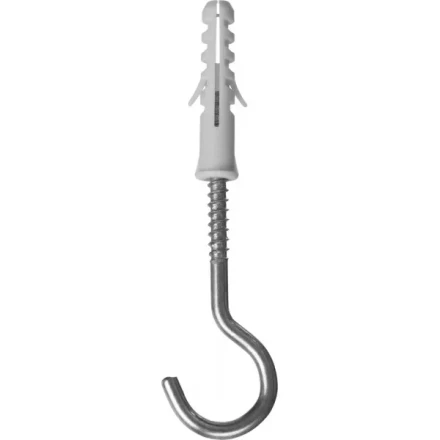 Дюбель ЗУБР &quot;МАСТЕР&quot; распорный полипропиленовый, тип &quot;ЕВРО&quot;, в комплекте с шурупом-полукольцом, 8 х 40 / 5 х 75 мм, 70 шт 30685-08-40 купить в Ханты-Мансийске