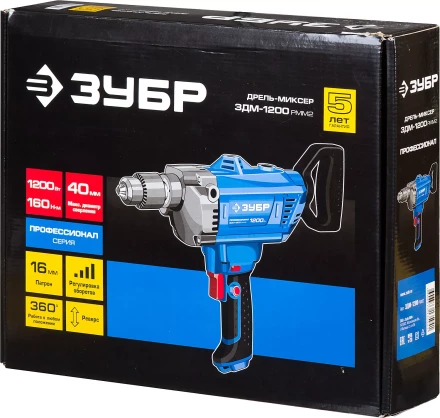 Дрель-миксер ЗДМ-1200 РММ2 серия ПРОФЕССИОНАЛ купить в Ханты-Мансийске