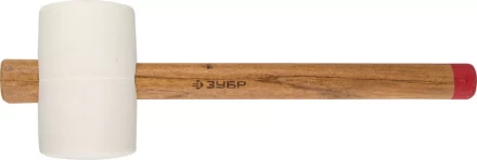 Киянка ЗУБР &quot;МАСТЕР&quot; резиновая белая, с деревянной рукояткой, 0,9кг 20511-900_z01 купить в Ханты-Мансийске