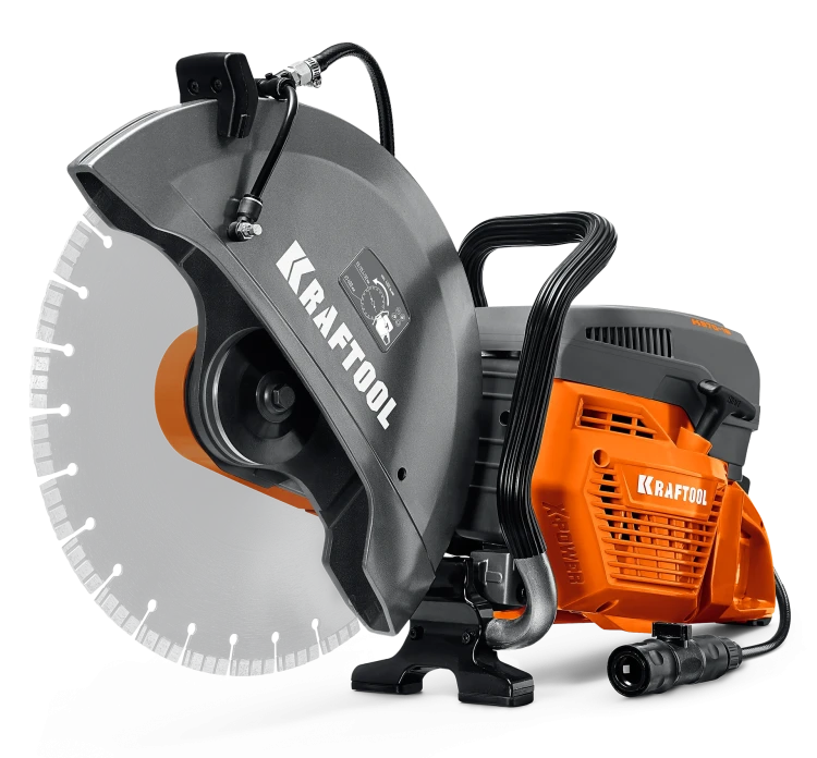 KRAFTOOL 4800 Вт, 400 мм, без диска, бензорез по бетону (бетонорез) (K970-16) купить в Ханты-Мансийске