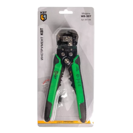 Автоматический многофункциональный стриппер КВТ WS-307 для снятия изоляции с проводов 0.2–6.0 мм (85198) купить в Ханты-Мансийске