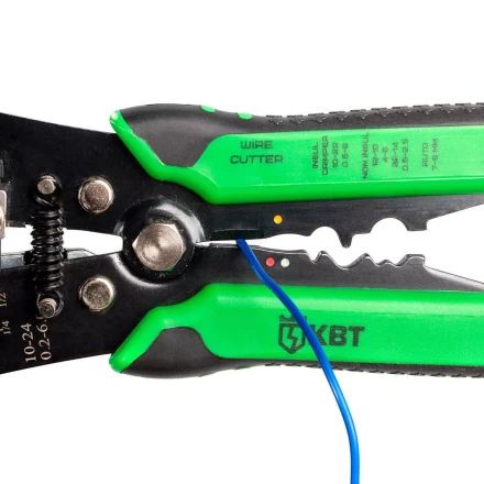 Автоматический многофункциональный стриппер КВТ WS-307 для снятия изоляции с проводов 0.2–6.0 мм (85198) купить в Ханты-Мансийске