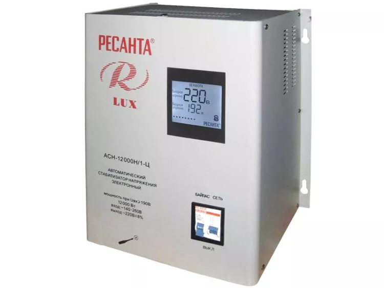 Стабилизатор АСН-12000 Н/1-Ц Ресанта Lux купить в Ханты-Мансийске