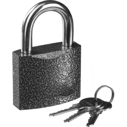 Замок STAYER &quot;STANDARD&quot; навесной, металлический корпус, закаленная дужка, 63 мм 37160-60 купить в Ханты-Мансийске