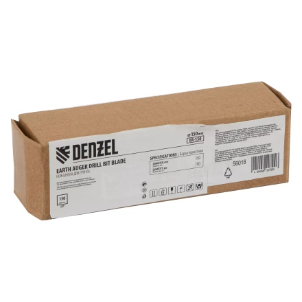 Нож шнека для грунта ER-150, диаметр 150 мм, комплект 2 шт Denzel 56016 купить в Ханты-Мансийске