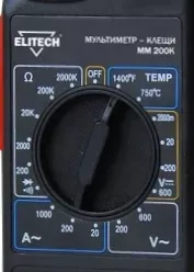 Мультиметр ММ 200К ELITECH купить в Ханты-Мансийске