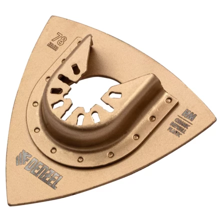 Насадка для МФИ шлифовальная дельтавидная Denzel 782323, HM, по плитке и дереву, 78 мм купить в Ханты-Мансийске