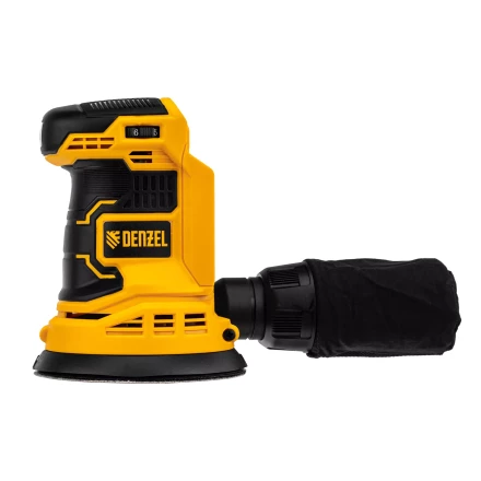 Машина шлифовальная эксцентриковая аккумуляторная COS-125-0, 18В Li-Ion Denzel 28471 купить в Ханты-Мансийске