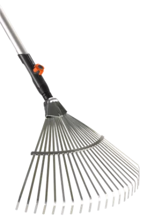 Комплект: Грабли веерные  + Рукоятка деревянная 130 см   GARDENA купить в Ханты-Мансийске