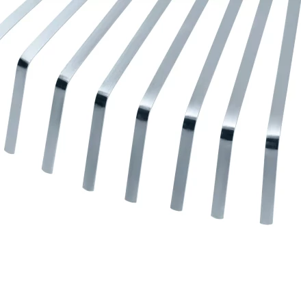 Грабли веерные стальные Palisad, 300 - 480 мм, 22 плоских зуба, оцинкованные,раздвижные, без черенка, 617675 купить в Ханты-Мансийске