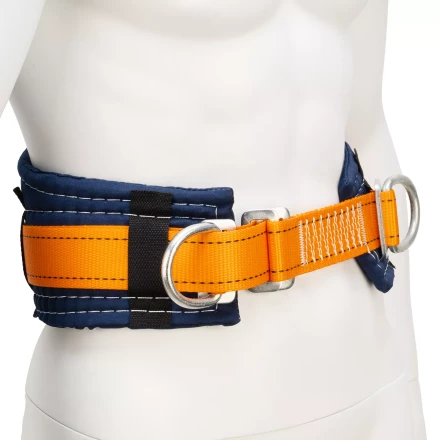 Удерживающая привязь безлямочная Сибртех 89505, модель УП I, прошитый высокий кушак купить в Ханты-Мансийске