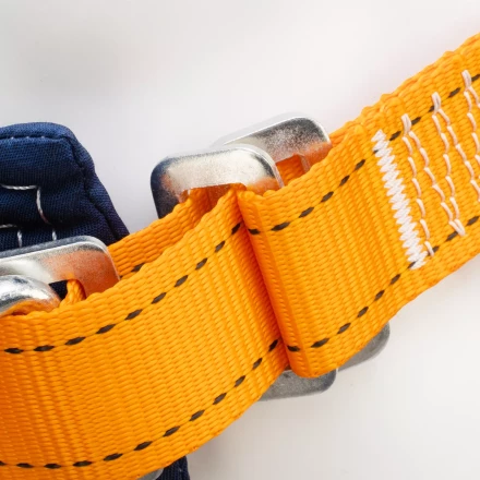 Удерживающая привязь безлямочная Сибртех 89505, модель УП I, прошитый высокий кушак купить в Ханты-Мансийске