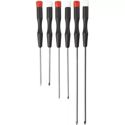 STAYER. Набор: Отвертки для точных работ с пластиковыми рукоятками и удлиненными стержнями 25570-H6_z01 купить в Ханты-Мансийске