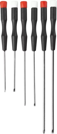 STAYER. Набор: Отвертки для точных работ с пластиковыми рукоятками и удлиненными стержнями 25570-H6_z01 купить в Ханты-Мансийске
