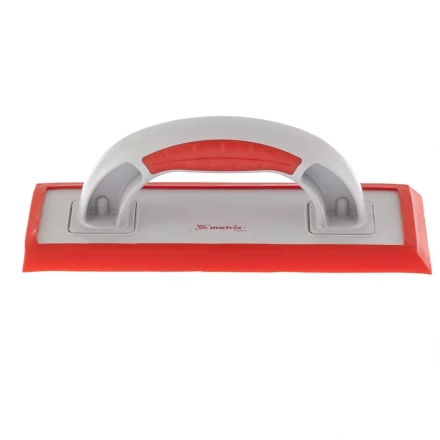 Терка пластиковая для эпоксидной затирки со сменным резиновым покрытием 250x95 мм MATRIX артикул 86803 купить в Ханты-Мансийске