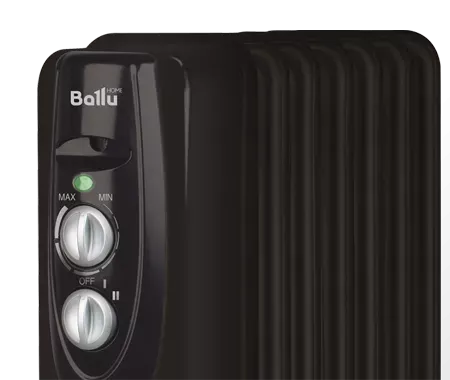 Маслянный радиатор обогреватель электрический BALLU Classic black BOH/CL-05BRN 1000 купить в Ханты-Мансийске