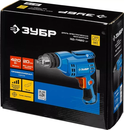 Дрель реверсивная ЗД-П420 ЭР серия ПРОФЕССИОНАЛ купить в Ханты-Мансийске