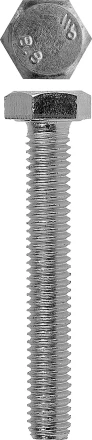 Болт ЗУБР с шестигранной головкой, DIN 933, класс прочности 8.8, оцинкованный, M12x35 мм, ТФ6, 3 шт. 4-303076-12-035 купить в Ханты-Мансийске