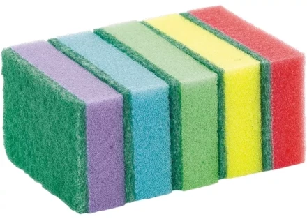 Губки для посуды Optima MAXI 98х65х31 мм 5шт ТМ Elfe 92353 купить в Ханты-Мансийске