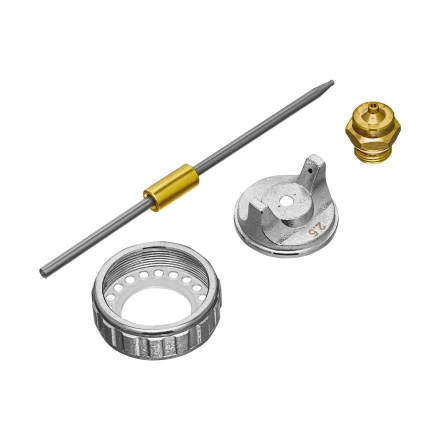 Ремкомплект для краскораспылителя 4 предмета: сопло 2,5 мм, игла, форсунка, зажим сопла// Matrix 57393 купить в Ханты-Мансийске