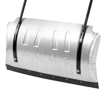 Движок для уборки снега оцинкованный, 750х420х1120 мм, усиленный, стальная рукоятка,Россия, Сибртех 61497 купить в Ханты-Мансийске