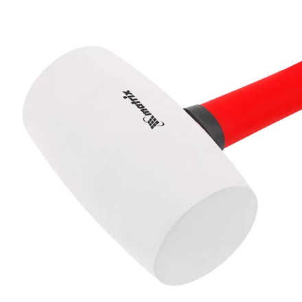 Киянка резиновая, 910 г, белая резина, фибергласовая рукоятка// Matrix 11198 купить в Ханты-Мансийске