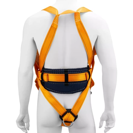Удерживающе-страховочная привязь Сибртех 89507, модель УСП II, наплечные и набедренные лямки, высокий кушак купить в Ханты-Мансийске