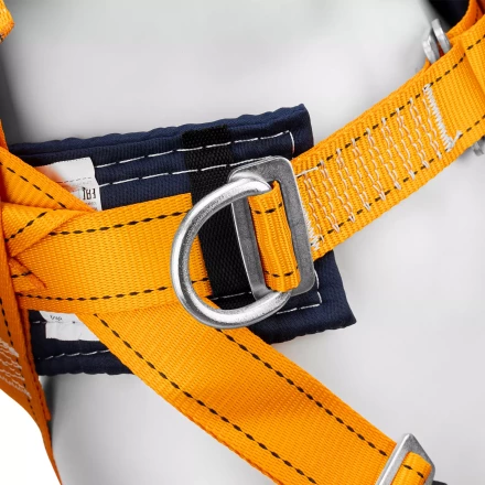 Удерживающе-страховочная привязь Сибртех 89507, модель УСП II, наплечные и набедренные лямки, высокий кушак купить в Ханты-Мансийске