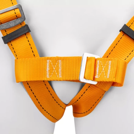 Удерживающе-страховочная привязь Сибртех 89507, модель УСП II, наплечные и набедренные лямки, высокий кушак купить в Ханты-Мансийске