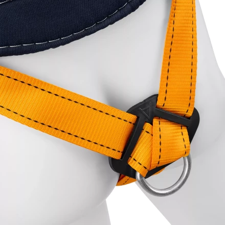 Удерживающе-страховочная привязь Сибртех 89507, модель УСП II, наплечные и набедренные лямки, высокий кушак купить в Ханты-Мансийске