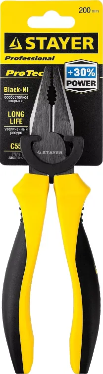 Плоскогубцы комбинированные STAYER "PROTech", эксцентриковое расположение шарнира, 200мм 22027-1-20_z02 купить в Ханты-Мансийске