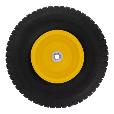 Колесо пневматическое Denzel 15/6.00-6, D 370 мм, подш. внут. диам. 16 мм, длина оси 100 мм 68998 купить в Ханты-Мансийске