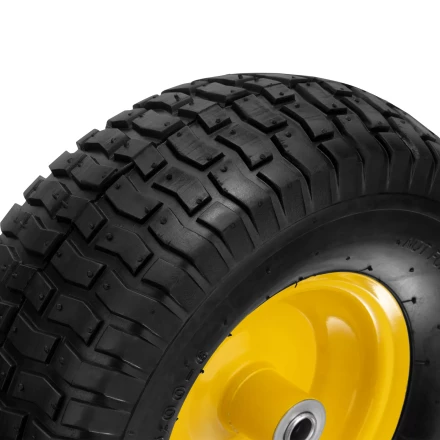 Колесо пневматическое Denzel 15/6.00-6, D 370 мм, подш. внут. диам. 16 мм, длина оси 100 мм 68998 купить в Ханты-Мансийске