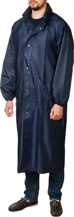 Плащ-дождевик STAYER 11612-52, нейлоновый на молнии, синий цвет, размер 52-54 11612-52 купить в Ханты-Мансийске