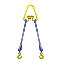 Строп текстильный двухветвевой 2СТ 10 т L=3 м SF6 200 мм Звено РТ-3