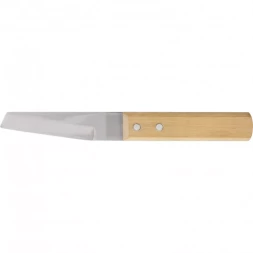 Нож хозяйственный многоцелевой деревянная рукоятка Сибртех 78983