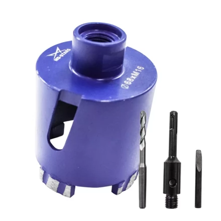 Сверло алмазное турбо с переходником SDS+ 68*10*M16 #4 купить в Ханты-Мансийске