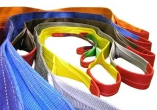 Ремень буксировочный 14т К. L= 4.0 м 120 мм в 1 слой с двумя петлями купить в Ханты-Мансийске