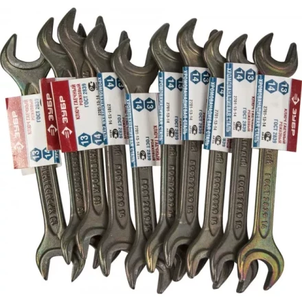 Ключ рожковый ЗУБР, серия &quot;Т-80&quot;, оцинкованный, 13х14мм 2701-13-14 купить в Ханты-Мансийске