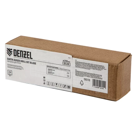 Нож шнека для грунта ER-250, диаметр 250 мм, комплект 2 шт Denzel 56018 купить в Ханты-Мансийске