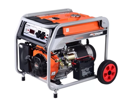 Генератор бензиновый TOR KM9500H 7,0 кВт 220В 27 л с электростартером и колесами 1011099 купить в Ханты-Мансийске