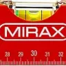 Уровень коробчатый MIRAX, 2 ампулы, крашеный, 600мм 34602-060_z02 купить в Ханты-Мансийске