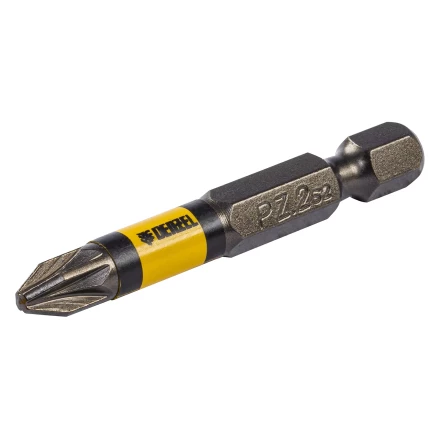 Набор бит комбинированный 3 шт., PZ1, PZ2, PZ3, 50 мм, сталь S2 Denzel 11677 купить в Ханты-Мансийске